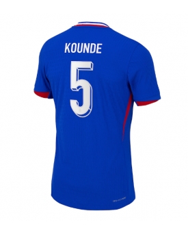 Francia Jules Kounde #5 Maglia Gara Casa Repliche Europei 2024